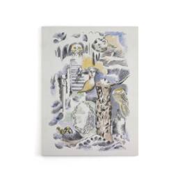"Artery8 Ghosts Design for Urne Buriall Book Nash Canvas Wall Art Print - Size: W12"" x H16""" - thumbnail 1