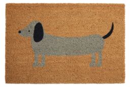 Orsina Daschund Doormat in Natural - Size: 100 cm diameter - thumbnail 1