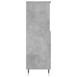Berkfield Home Highboard Concrete Grey 60x36x110 cm Engineered Wood - Size: 60 x 36 x 110 cm - thumbnail 7