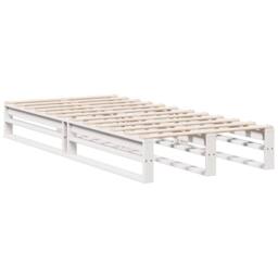 Berkfield Home Decorative Bookcase Bed without Mattress White 90x190 cm Single S - thumbnail 5