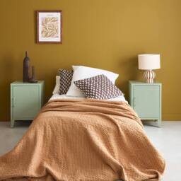 sweeek Set of 2 industrial bedside tables, 1 door in Light Green - thumbnail 3