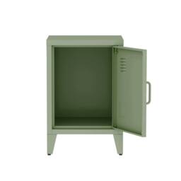 sweeek Set of 2 industrial bedside tables, 1 door in Light Green - thumbnail 9