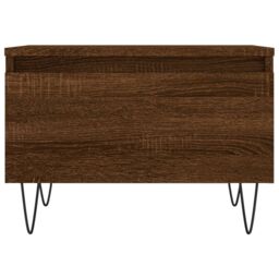 Berkfield Home Coffee Tables 2 pcs Brown Oak 50x46x35 cm Engineered Wood - Size: 50 x 46 x 35 cm - thumbnail 6
