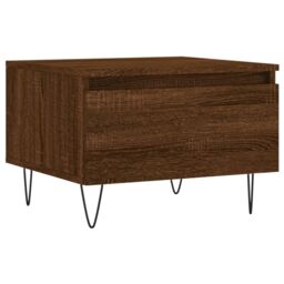 Berkfield Home Coffee Tables 2 pcs Brown Oak 50x46x35 cm Engineered Wood - Size: 50 x 46 x 35 cm - thumbnail 5