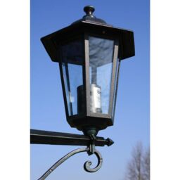 Berkfield Home Garden Light Post 3-arms 215 cm Dark Green/Black Aluminium in Green - thumbnail 4