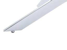 Vente-unique Tempered Glass & Chromed Metal Coffee Table - Transparent - COSIMA in Clear - thumbnail 6