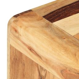 Berkfield Home Side Table 43x40x30 cm Solid Acacia Wood in Brown - Size: 43 x 40 x 30 cm - thumbnail 4
