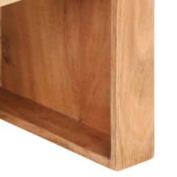 Berkfield Home Side Table 43x40x30 cm Solid Acacia Wood in Brown - Size: 43 x 40 x 30 cm - thumbnail 5