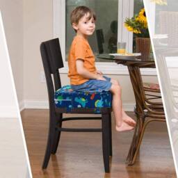 SPETLEK Highchair Pad Seat Cushion Removable Pad Unicorn in Blue - Size: 100 cm x 190 cm - thumbnail 2