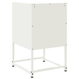 Berkfield Home Durable Bedside Cabinets 2 pcs White 36x39x60.5 cm Steel - thumbnail 8