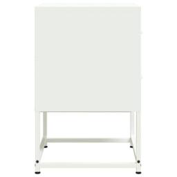 Berkfield Home Durable Bedside Cabinets 2 pcs White 36x39x60.5 cm Steel - thumbnail 7