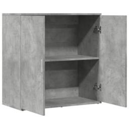 Berkfield Home Sideboard Concrete Grey 79x38x80 cm Engineered Wood - Size: 79 x 38 x 80 cm - thumbnail 6