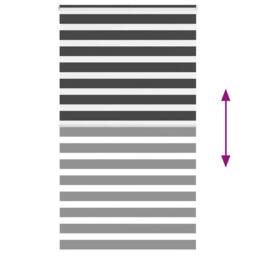 Berkfield Home Zebra Blind Black 130x230 cm Fabric Width 125.9 cm Polyester - thumbnail 5