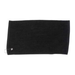 Towel City Luxury Golf Towel in Black - thumbnail 2