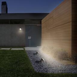 Netlighting Tilt LED Outdoor Flush Wall Lamp grey Opal Neutral White 4000K IP44 - thumbnail 2