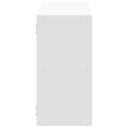 Berkfield Home Wall Shelf White 100x25x50 cm Engineered Wood - Size: 100 x 25 x 50 cm - thumbnail 5