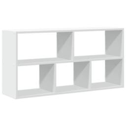 Berkfield Home Wall Shelf White 100x25x50 cm Engineered Wood - Size: 100 x 25 x 50 cm - thumbnail 1
