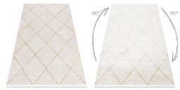 RugsX Duke Rug in Yellow - Size: 80 cm x 150 cm - thumbnail 3