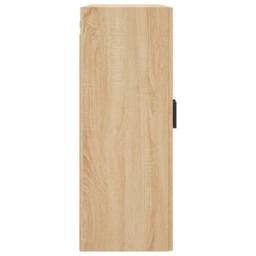 Berkfield Home Wall Mounted Cabinets 2 pcs Sonoma Oak 69.5x34x90 cm in Light Tan - thumbnail 7