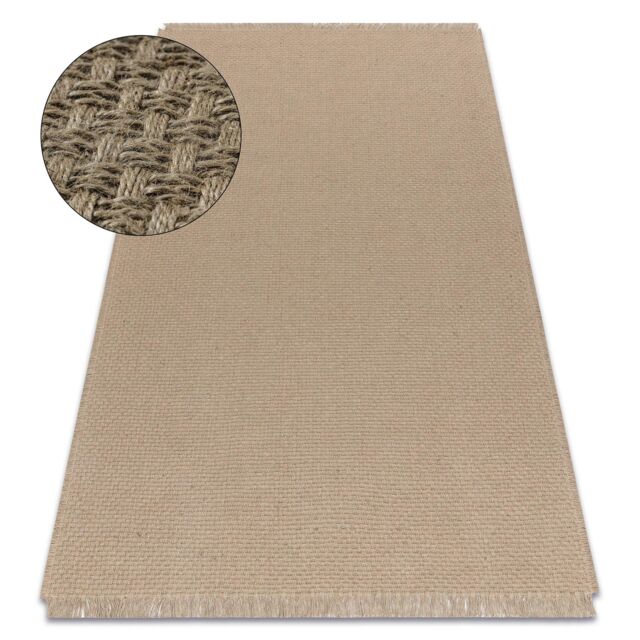 RugsX Jute Rug in Beige - Size: 200 cm x 290 cm - image 1