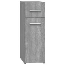 Berkfield Home Apothecary Cabinet Grey Sonoma 20x45.5x60 cm Engineered Wood - thumbnail 1