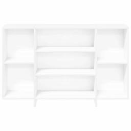 Berkfield Home Sideboard White 120x30x75 cm Engineered Wood - Size: 120 x 30 x 75 cm - thumbnail 5