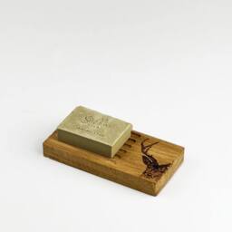 Selbrae House Stag Prince Oak Soap Dish & Soap Set in Light Oak