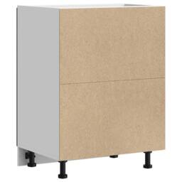 Berkfield Home Kitchen Base Cabinet¬†Porto Black Engineered Wood - thumbnail 7