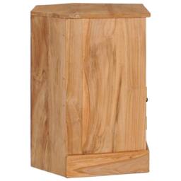 Berkfield Home Corner Sideboard 60x45x60 cm Solid Teak Wood in Brown - Size: 60 x 45 x 60 cm - thumbnail 4