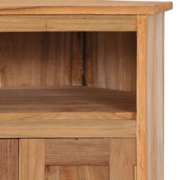 Berkfield Home Corner Sideboard 60x45x60 cm Solid Teak Wood in Brown - Size: 60 x 45 x 60 cm - thumbnail 6