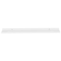 Berkfield Home Wall Shelves 4 pcs White 100x9x3 cm - Size: 100 x 9 x 3 cm - thumbnail 5