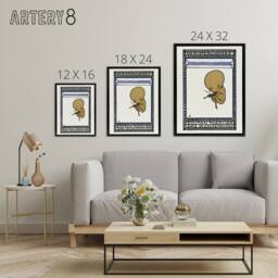 "Artery8 Zoltan Toeroek Violin Child Prodigy Jung Framed Canvas Wall Art Print in White - Size: W12"" x H16""" - thumbnail 4