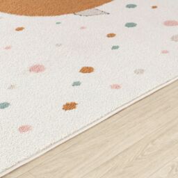 Livabliss Ankara - Kids Mulitcoloured Yellow Blue Washable Rug for Children's Rooms - Size: 80 cm x 150 cm - thumbnail 8