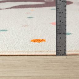 Livabliss Ankara - Kids Mulitcoloured Yellow Blue Washable Rug for Children's Rooms - Size: 80 cm x 150 cm - thumbnail 7
