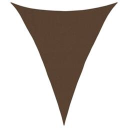 Berkfield Home Sunshade Sail 160 g/m ² Brown 3x4x4 m HDPE - thumbnail 2