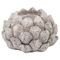 Hill Interiors Stone Effect Acorn Candle Holder - thumbnail 1