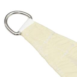 Berkfield Home Sunshade Sail Oxford Fabric Trapezium 2/4x3 m Cream in Beige - thumbnail 4