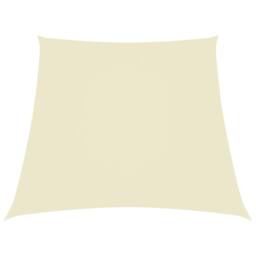 Berkfield Home Sunshade Sail Oxford Fabric Trapezium 2/4x3 m Cream in Beige