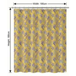NESTLUNE SHOWER CURTAIN 100% POLYESTER FABRIC MODERN - thumbnail 6