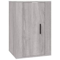 Berkfield Home 3 Piece TV Cabinet Set Grey Sonoma Engineered Wood - thumbnail 5