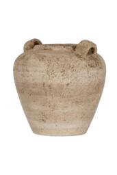 KDMD Terra Medium Urn Vase With Handles in Brown - thumbnail 4