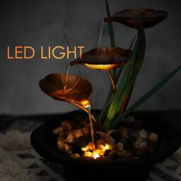 SPETLEK Water Feature Tabletop Indoor LED in Brown - thumbnail 3
