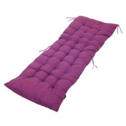 KORVIXA Purple Garden Outdoor Recliner Chair Seat Pad - Size: 100 cm × 150 cm