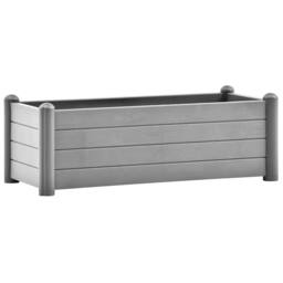 Berkfield Home Garden Raised Bed PP Stone Grey 100x43x35 cm - Size: 100 x 43 x 35 cm