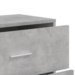 Berkfield Home Sideboard Concrete Grey 60x31x84 cm Engineered Wood - Size: 60 x 31 x 84 cm - thumbnail 8