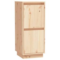 Berkfield Home Sideboards 2 pcs 31.5x34x75 cm Solid Wood Pine in Light Tan - thumbnail 4