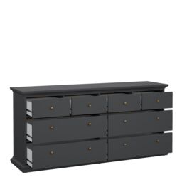 Furniture To Go Paris Chest of 8 Drawers in Grey - thumbnail 5