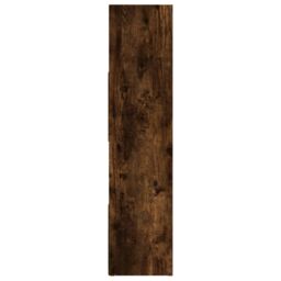 Berkfield Home Book Cabinet/Room Divider Smoked Oak 105x24x102 cm in Brown - Size: 105 x 24 x 102 cm - thumbnail 6