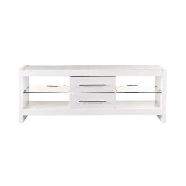 "Moderna TV Stand Cabinet 140cm Modern White Glossy Finish for 65"" TV's" - image 1