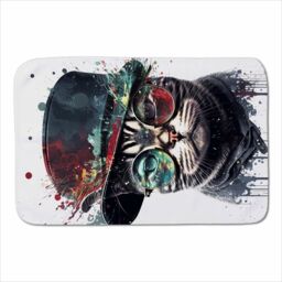 Warren Reed - Designer American Shorthair Cat Splashart Sherpa Blanket - Size: Large - thumbnail 1